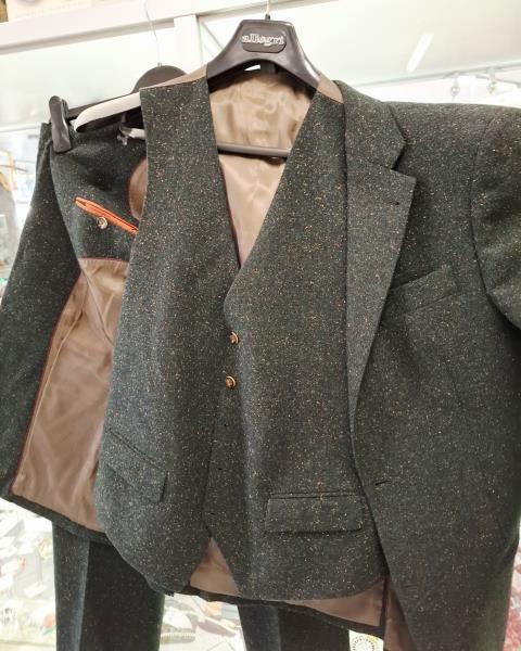 COMPLETO JENNIS&VARMANN VERDE TG 32 (VESTE 46)  3 PEZZI