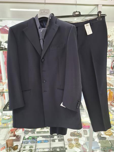 COMPLETO UOMO 3 PZ RENATO BALESTRA BLU TG 52 + CRAVATTA