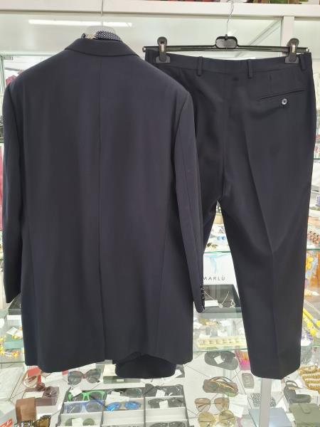 COMPLETO UOMO 3 PZ RENATO BALESTRA BLU TG 52 + CRAVATTA