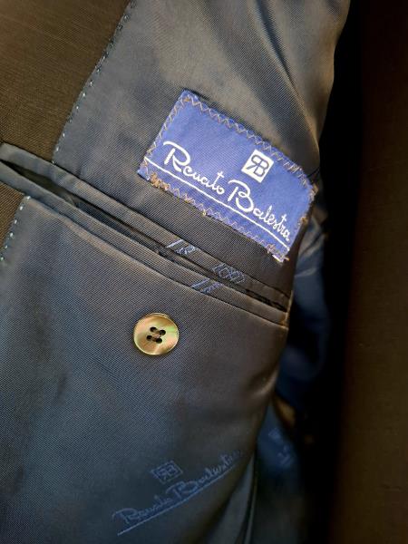 COMPLETO UOMO 3 PZ RENATO BALESTRA BLU TG 52 + CRAVATTA