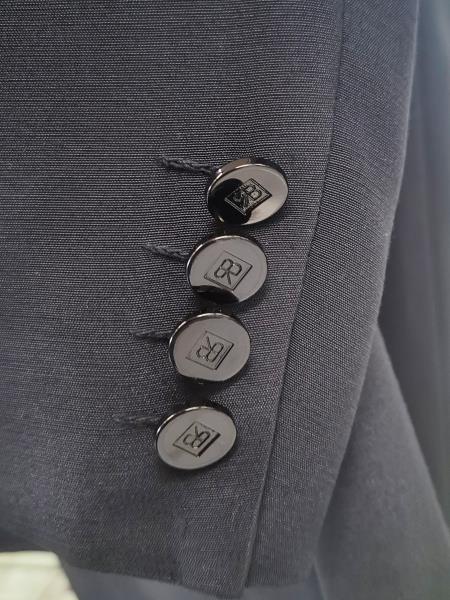 COMPLETO UOMO 3 PZ RENATO BALESTRA BLU TG 52 + CRAVATTA