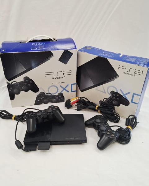 CONSOLE PS2 SLIM + 2 JOYSTICK