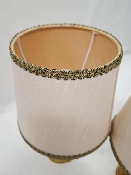 COPPIA ABATJOUR DORATE