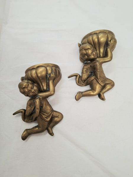 COPPIA ACQUASANTIERE OTTONE ANGIOLETTI