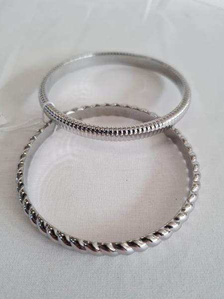 COPPIA BRACCIALI RIGIDI CALVIN KLEIN