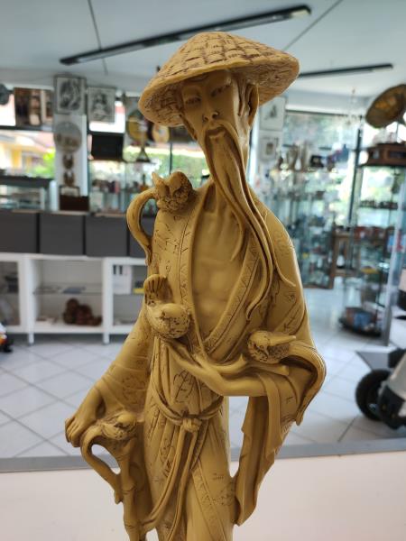COPPIA STATUE ORIENTALI VINTAGE
