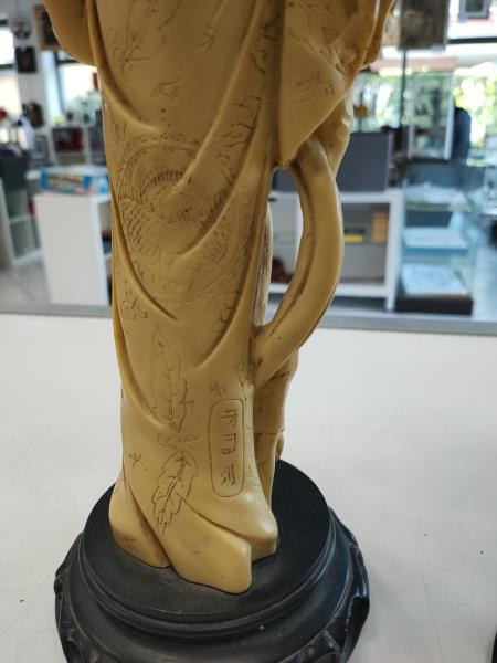 COPPIA STATUE ORIENTALI VINTAGE