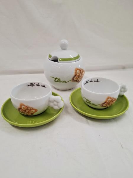 COPPIA TAZZINE THUN CON ZUCCHERIERA