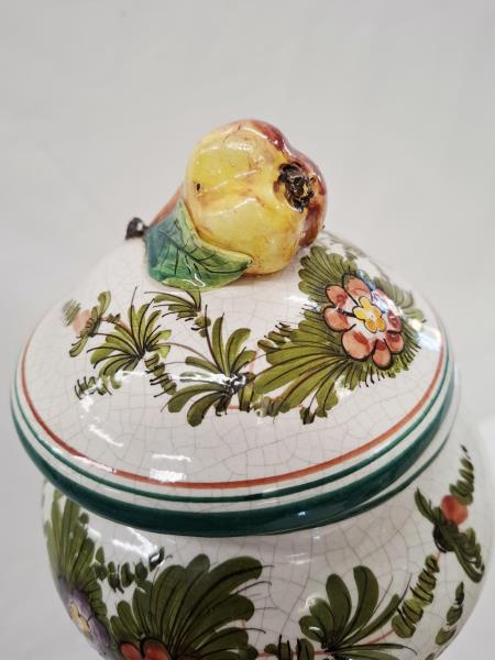 COPPIA VASI FARMACIA (un coperchio interno sbeccato)