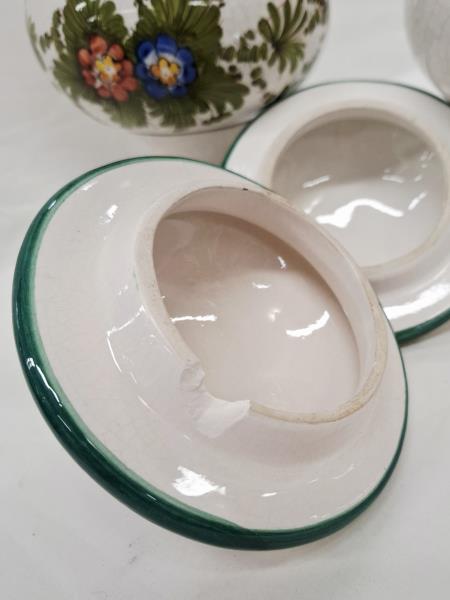 COPPIA VASI FARMACIA (un coperchio interno sbeccato)