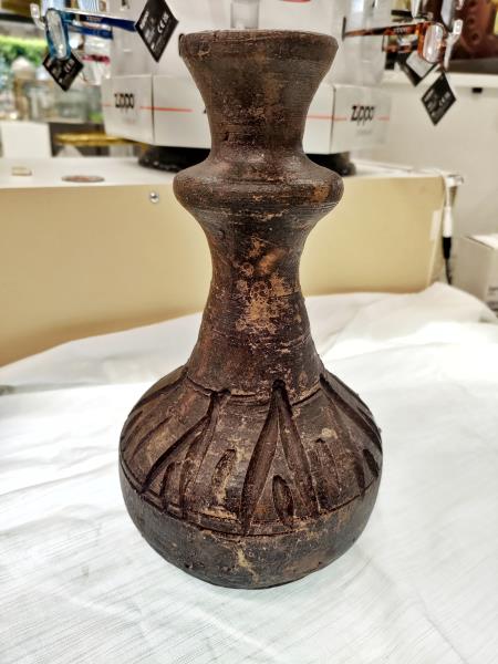 COPPIA VASI SARDI MARRONI