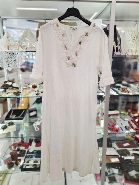 COPRICOSTUME ANTICA SARTORIA DI POSITANO BIANCO LUNGO