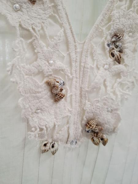 COPRICOSTUME ANTICA SARTORIA DI POSITANO BIANCO LUNGO