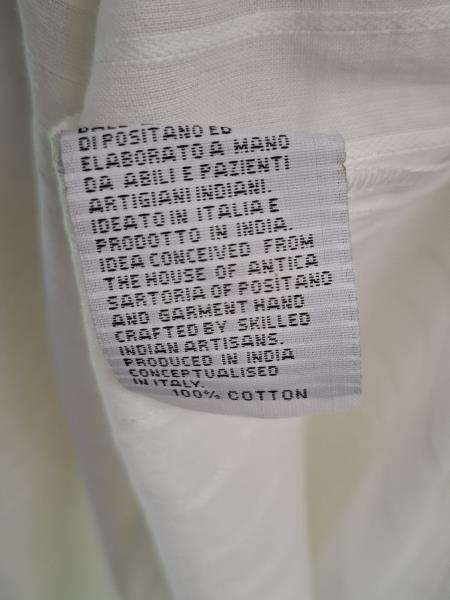 COPRICOSTUME ANTICA SARTORIA DI POSITANO BIANCO LUNGO