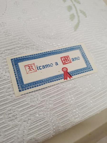 COPRILETTO MATRIMONIALE BIANCO RICAMATO