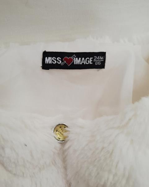 COPRISPALLE MISS IMAGE PELO BIANCO TG 24 MESI