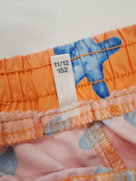 COSTUME ARANCIO STELLE MARINE BLU TG 11/12 ANNI