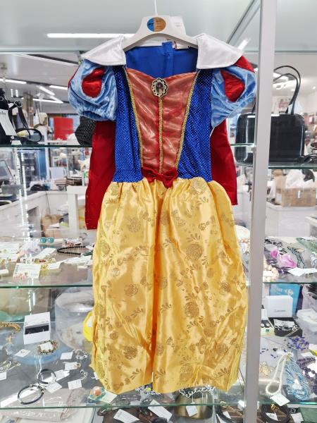COSTUME CARNEVALE DISNEY BIANCANEVE TG 5/6 ANNI