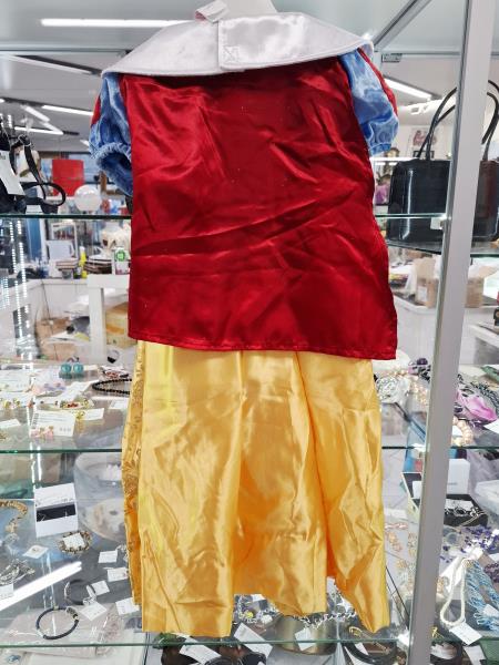 COSTUME CARNEVALE DISNEY BIANCANEVE TG 5/6 ANNI