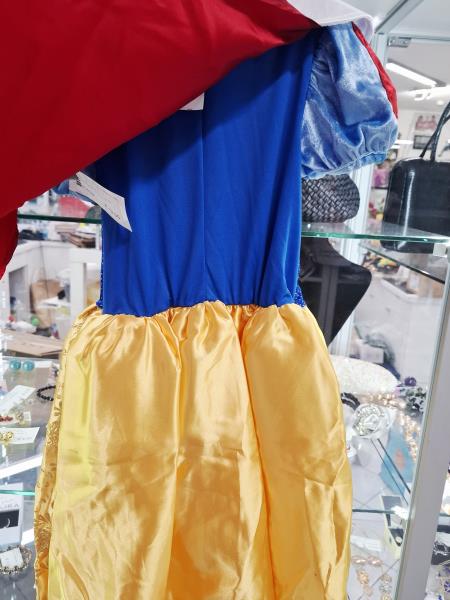 COSTUME CARNEVALE DISNEY BIANCANEVE TG 5/6 ANNI