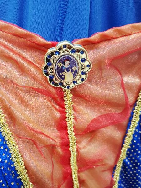 COSTUME CARNEVALE DISNEY BIANCANEVE TG 5/6 ANNI