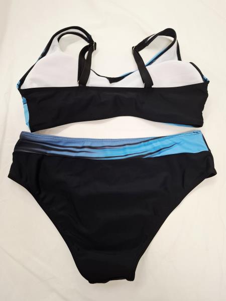COSTUME DUE PEZZI NERO E AZZURRO TG XL