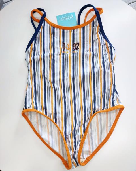 COSTUME INTERO BOBOLI  RIGHE TG 8 ANNI NUOVO!