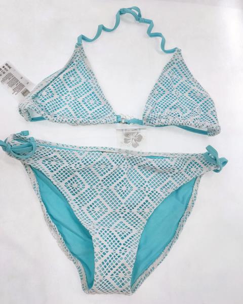 COSTUME MAYORAL 2 PEZZI AZZURRO PIZZO NUOVO! TG 18 ANNI