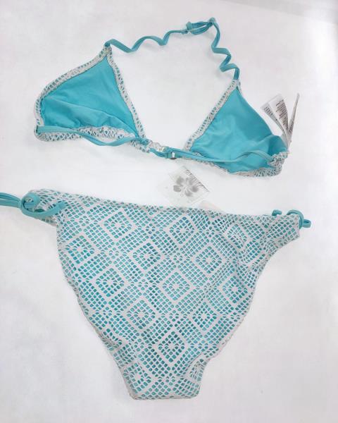 COSTUME MAYORAL 2 PEZZI AZZURRO PIZZO NUOVO! TG 18 ANNI