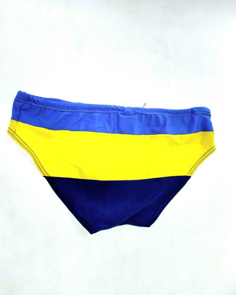 COSTUME MIRTILLO SLIP BLU GIALLO TG 16 ANNI NUOVO!
