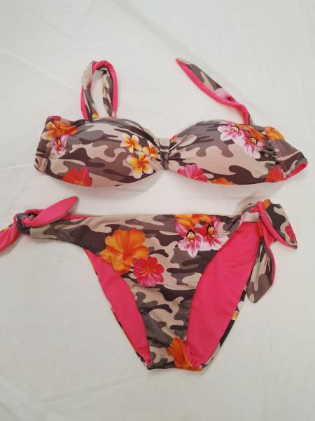COSTUME TEZENIS FUXIA FIORI TG 3