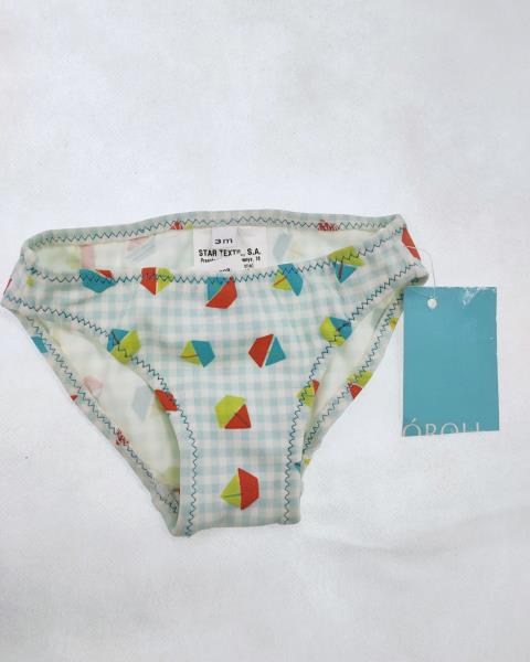 COSTUMINO MUTANDINA BOBOLI BARCHETTE TG 3 MESI NUOVO!