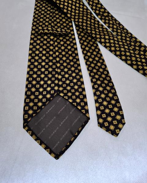 CRAVATTA GIORGIO ARMANI BLU GIALLA