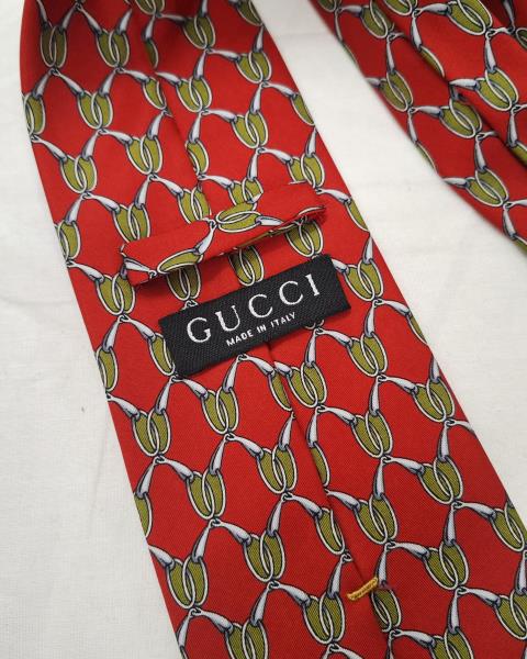 CRAVATTA GUCCI ROSSA FANTASIA