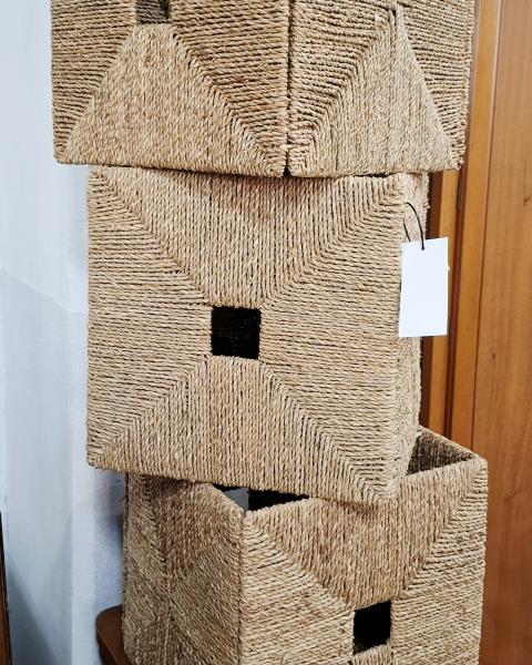 CUBOTTO CONTENITORE CORDA