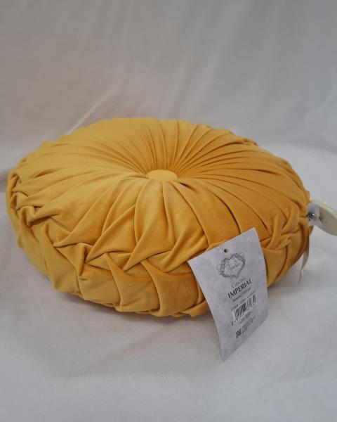 CUSCINO IMPERIAL GIALLO TONDO