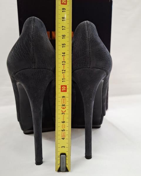 DECOLLETE LE SILLA GRIGIO N 36 TACCO ALTO