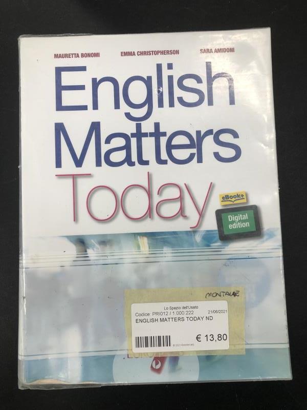 ENGLISH MATTERS TODAY ND