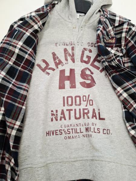 FELPA CAMICIA DODIPETTO SCOZZESE TG 7 ANNI