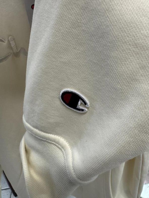 FELPA CHAMPION BIANCO PANNA TG S