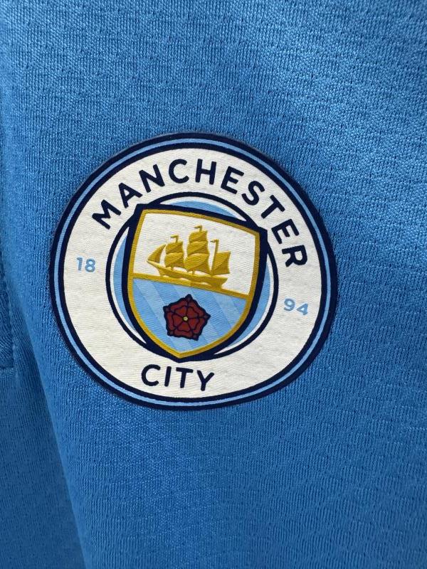 FELPA PUMA MAN CITY AZZURRA GIALLA TG 5/6 ANNI