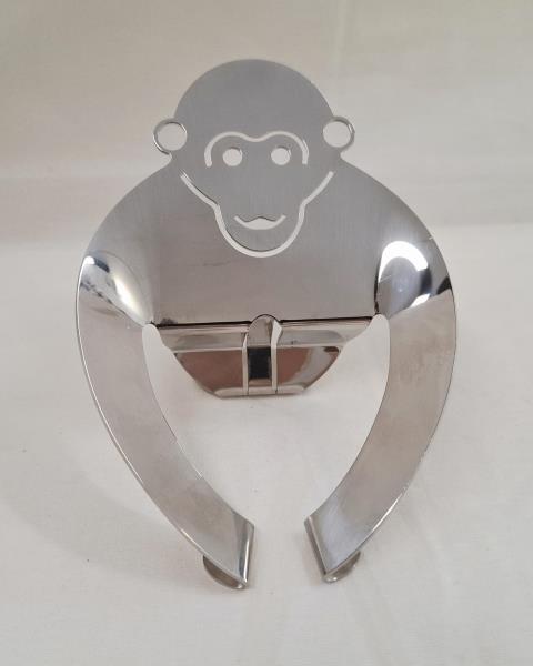 FIGURA DECORATIVA SCIMMIA ACCIAIO ALESSI