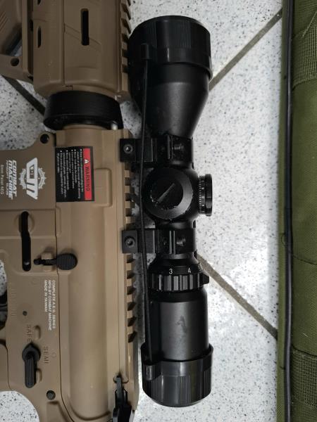 FUCILE SOFTAIR G&G CM16 MOD 0  DST + CUSTODIA, CARICATORI E MIRINO (NO CARICABATTERIE)