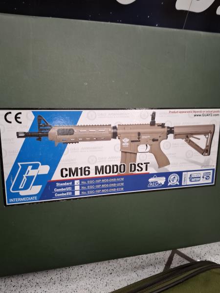 FUCILE SOFTAIR G&G CM16 MOD 0  DST + CUSTODIA, CARICATORI E MIRINO (NO CARICABATTERIE)