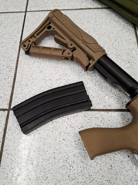 FUCILE SOFTAIR G&G G26 DST + CUSTODIA E CARICATORI (NO CARICABATTERIE)