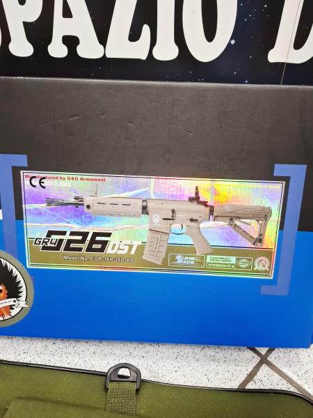 FUCILE SOFTAIR G&G G26 DST + CUSTODIA E CARICATORI (NO CARICABATTERIE)