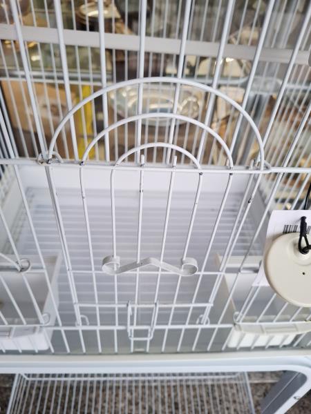 GABBIA CANARINI CON CARRELLINO