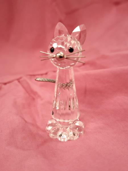 GATTINO SWAROVSKI CODA METALLO