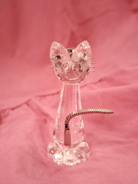 GATTINO SWAROVSKI CODA METALLO