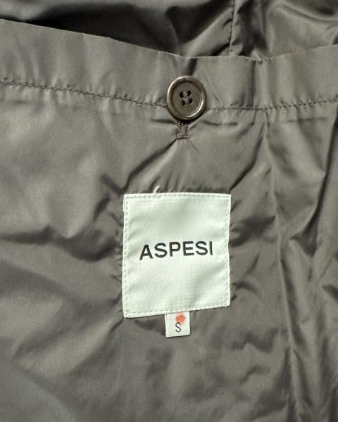 GIACCA ASPESI VELLUTO MARRONE CON INTERNO TERMICO TG S